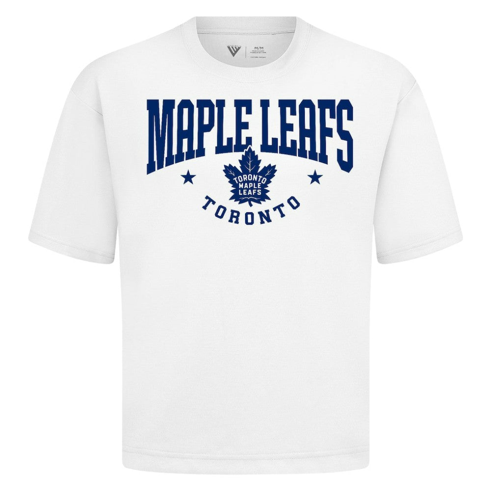 Toronto Maple Leafs Levelwear Luxe Signature Knit T-Shirt - White - NHL