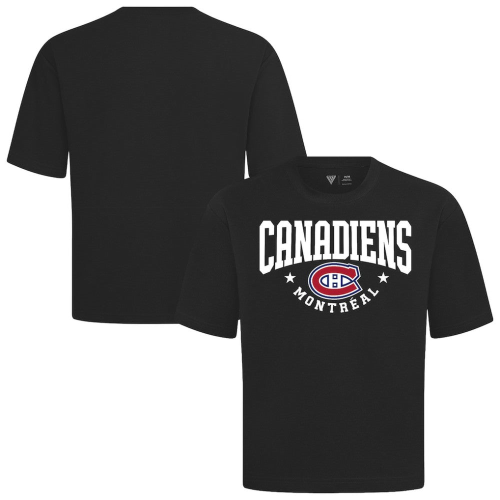 Montreal Canadiens Levelwear Luxe Signature Knit T-Shirt - Black - NHL