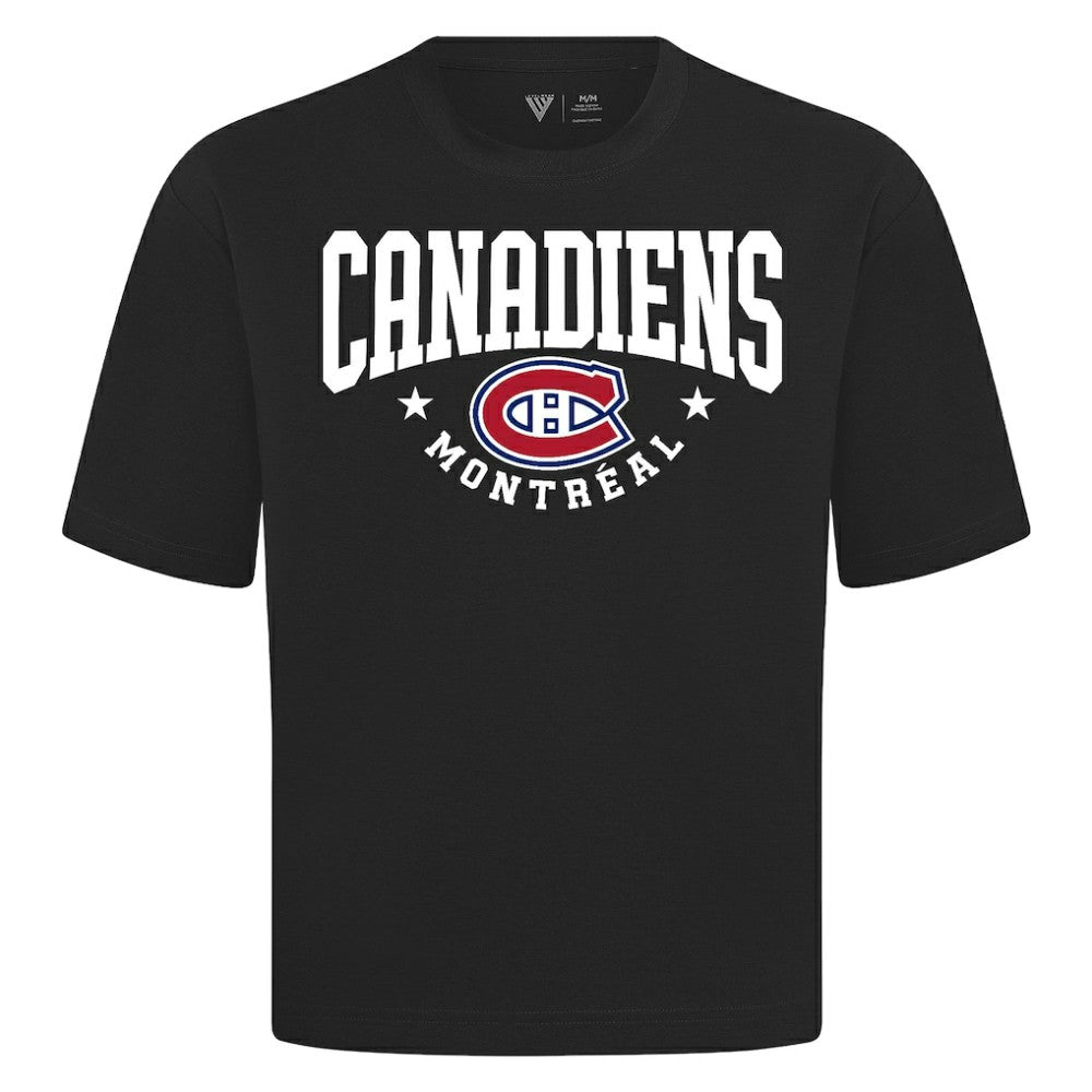 Montreal Canadiens Levelwear Luxe Signature Knit T-Shirt - Black - NHL