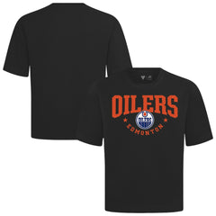 Edmonton Oilers Levelwear Luxe Signature Knit T-Shirt - Black - NHL