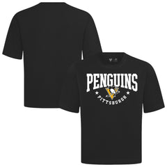 Pittsburgh Penguins Levelwear Luxe Signature Knit T-Shirt - Black - NHL
