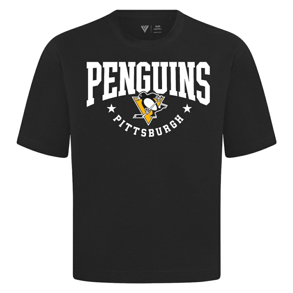 Pittsburgh Penguins Levelwear Luxe Signature Knit T-Shirt - Black - NHL