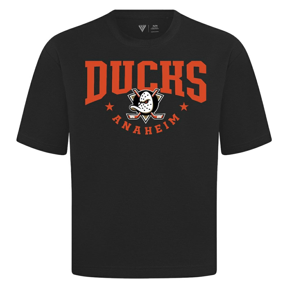 Anaheim Ducks Levelwear Luxe Signature Knit T-Shirt - Black - NHL