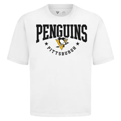 Pittsburgh Penguins Levelwear Luxe Signature Knit T-Shirt - White - NHL