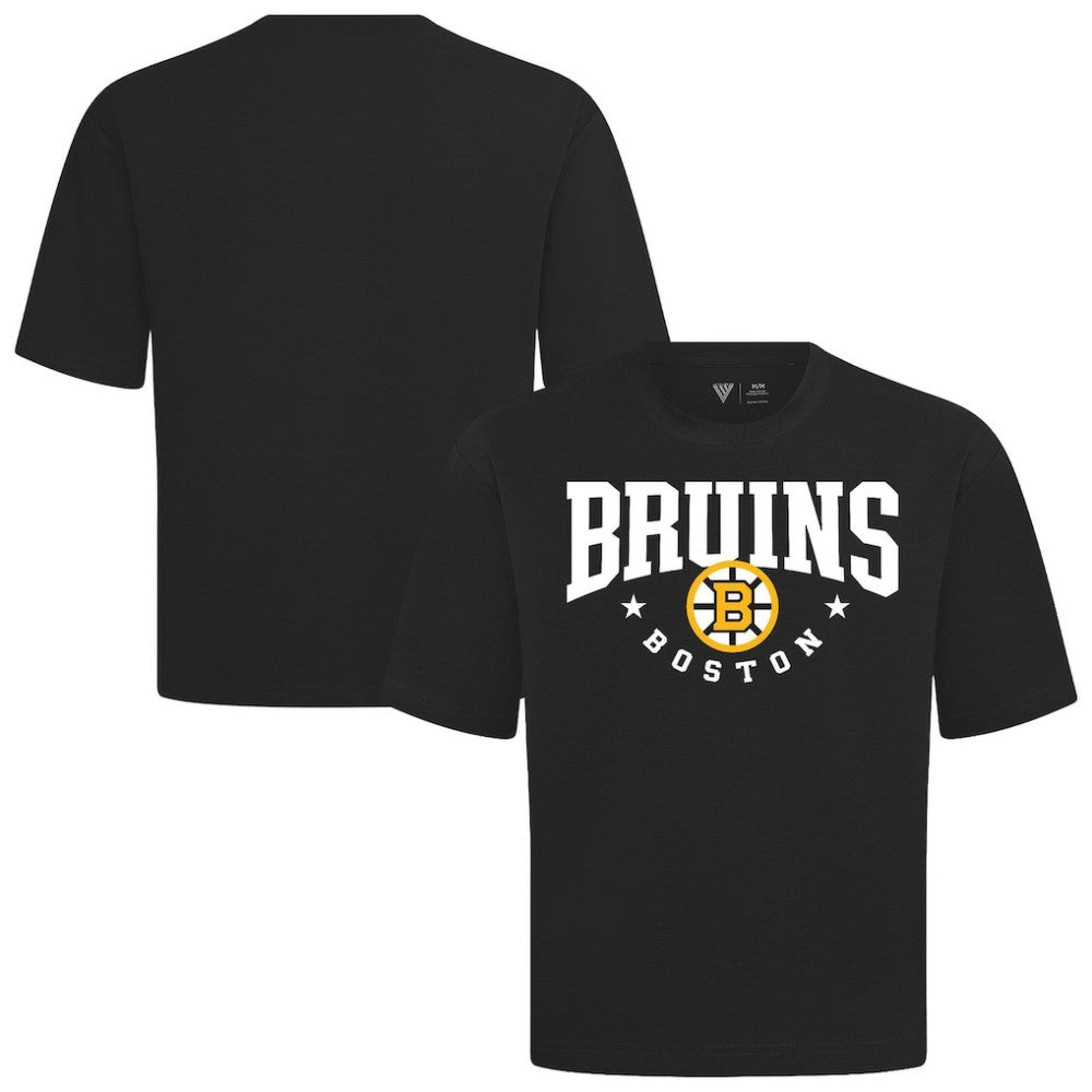 Boston Bruins Levelwear Luxe Signature Knit T-Shirt - Black - NHL