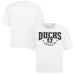 Anaheim Ducks Levelwear Luxe Signature Knit T-Shirt - White - NHL