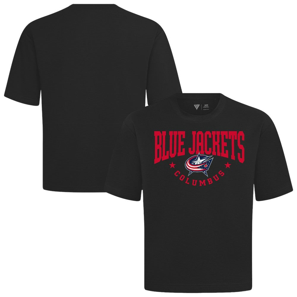 Columbus Blue Jackets Levelwear Luxe Signature Knit T-Shirt - Black - NHL
