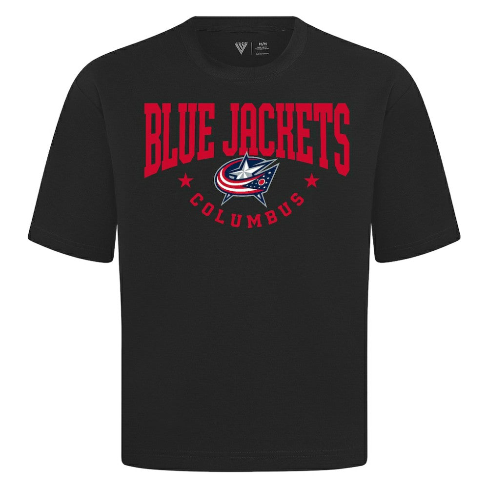 Columbus Blue Jackets Levelwear Luxe Signature Knit T-Shirt - Black - NHL