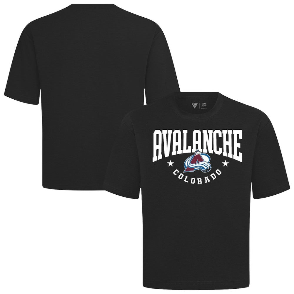 Colorado Avalanche Levelwear Luxe Signature Knit T-Shirt - Black - NHL