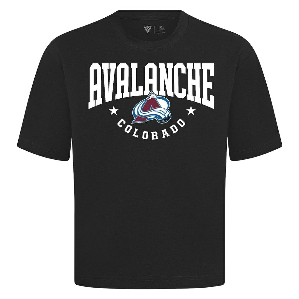 Colorado Avalanche Levelwear Luxe Signature Knit T-Shirt - Black - NHL
