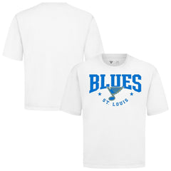 St. Louis Blues Levelwear Luxe Signature Knit T-Shirt - White - NHL