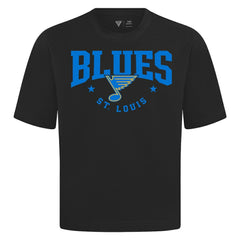 St. Louis Blues Levelwear Luxe Signature Knit T-Shirt - Black - NHL