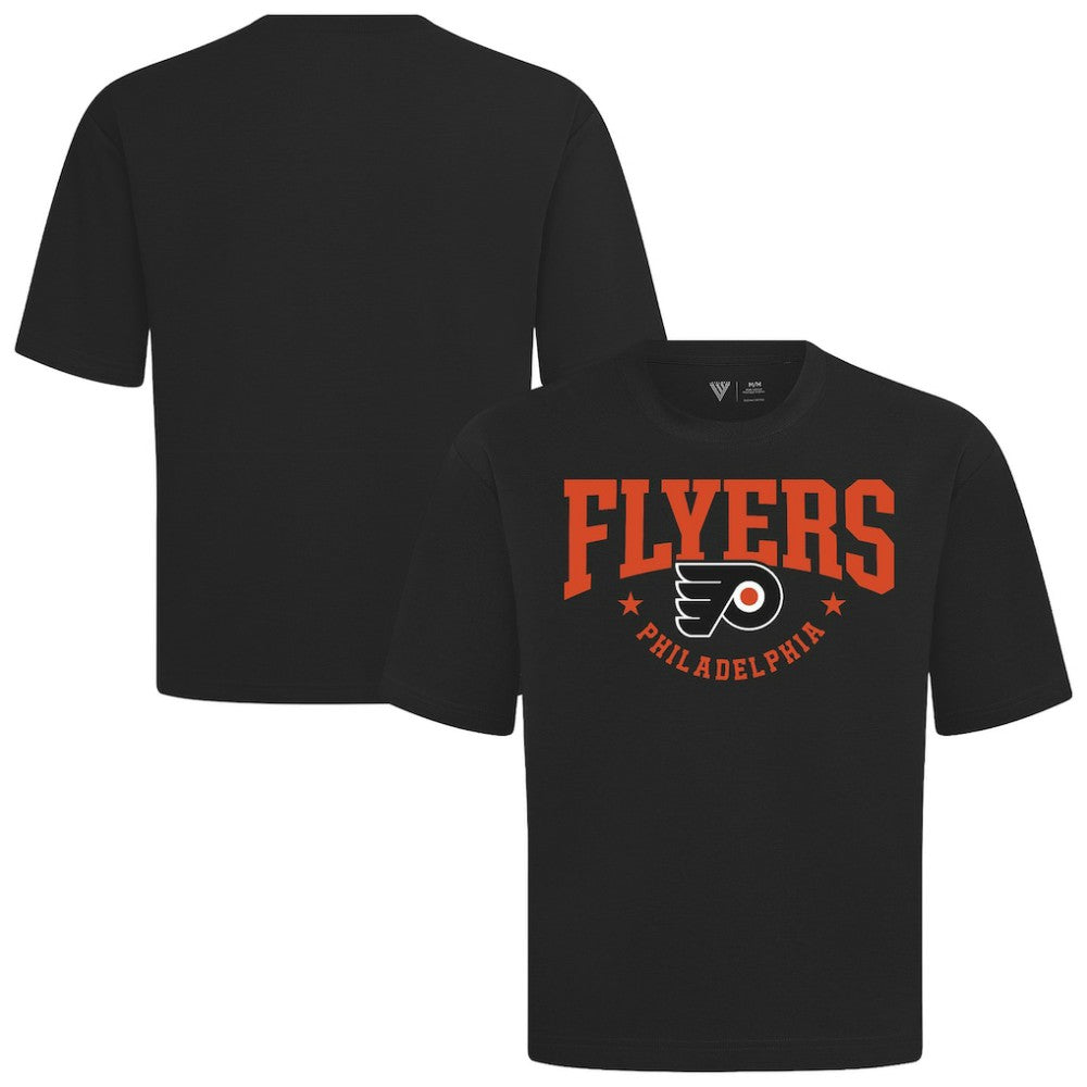 Philadelphia Flyers Levelwear Luxe Signature Knit T-Shirt - Black - NHL