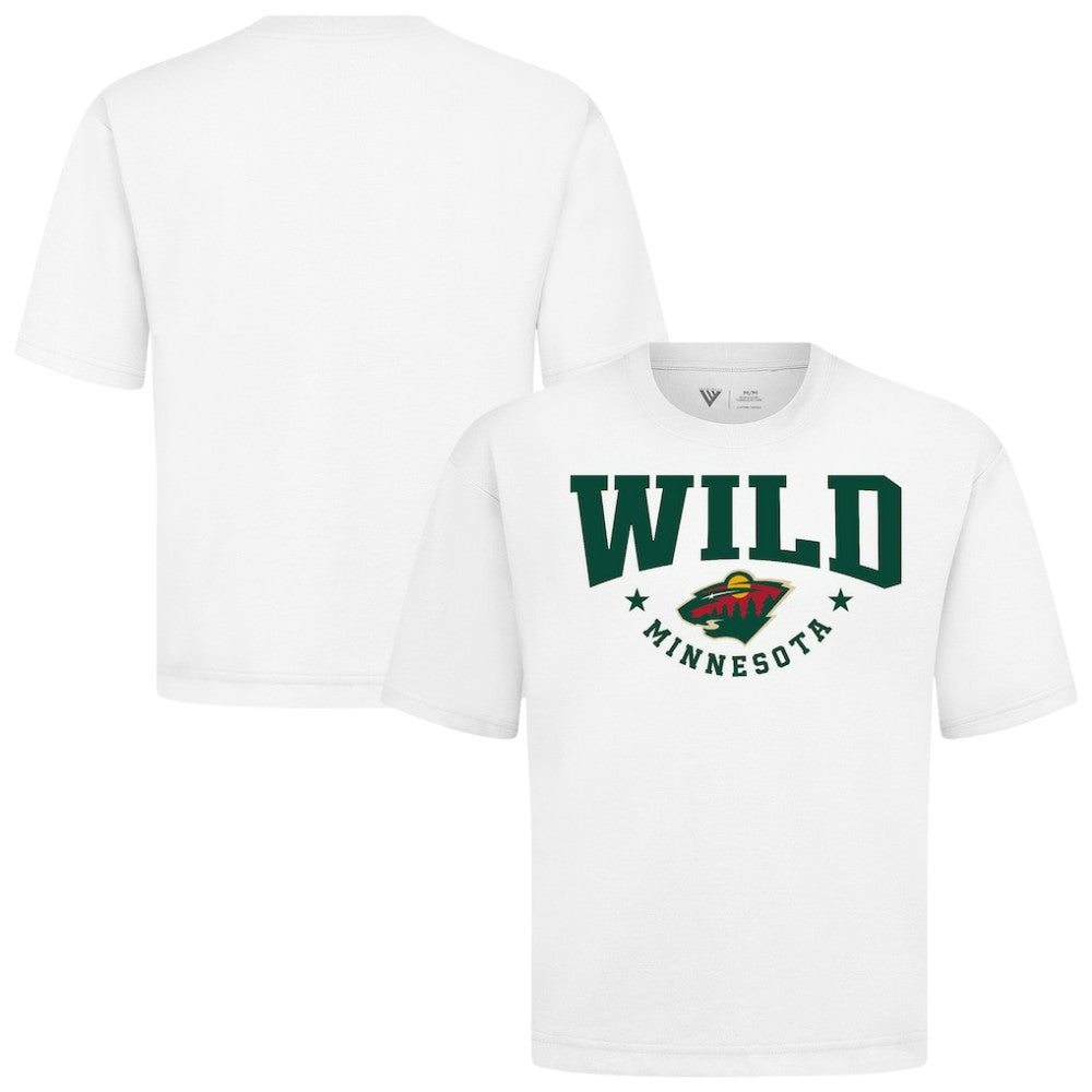 Minnesota Wild Levelwear Luxe Signature Knit T-Shirt - White - NHL
