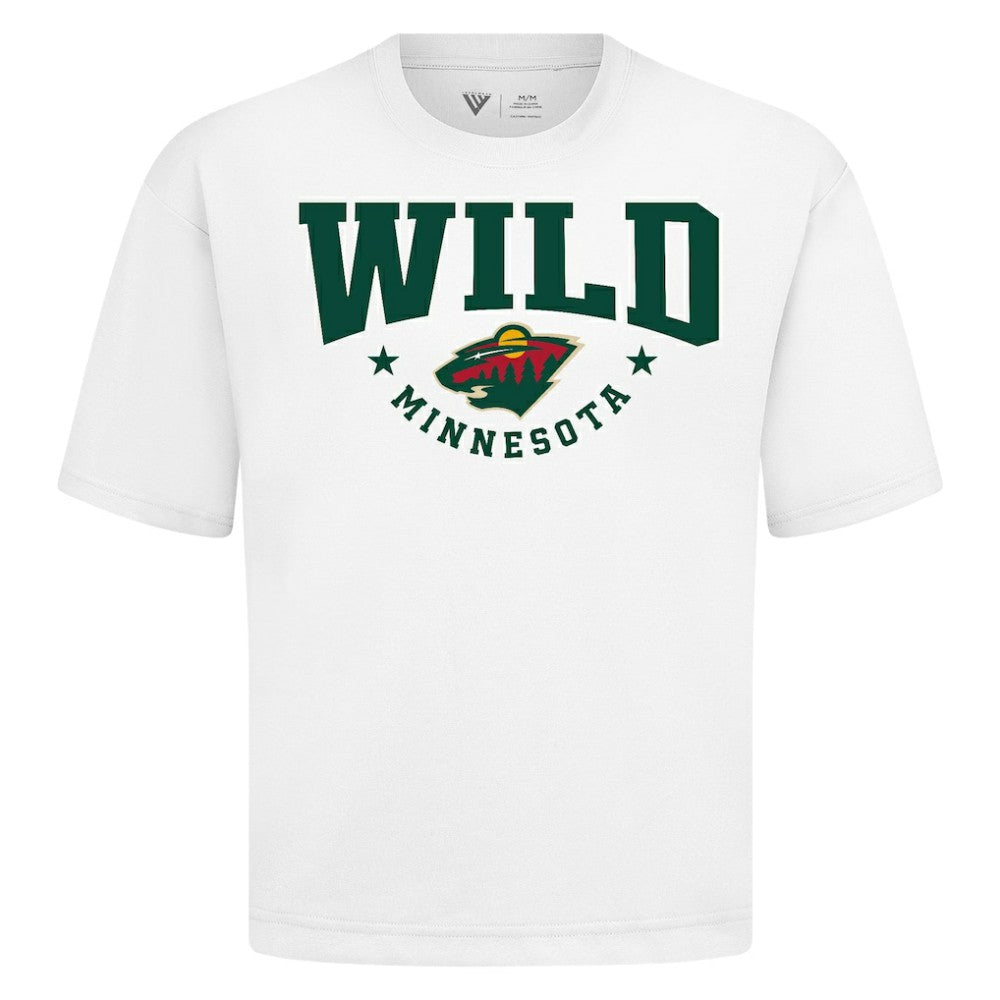 Minnesota Wild Levelwear Luxe Signature Knit T-Shirt - White - NHL