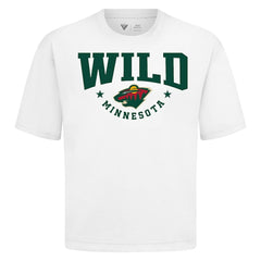 Minnesota Wild Levelwear Luxe Signature Knit T-Shirt - White - NHL