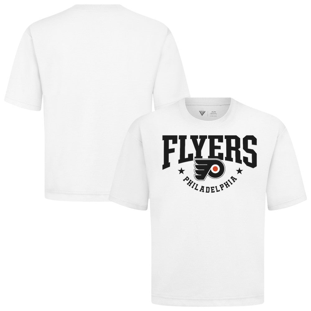 Philadelphia Flyers Levelwear Luxe Signature Knit T-Shirt - White - NHL