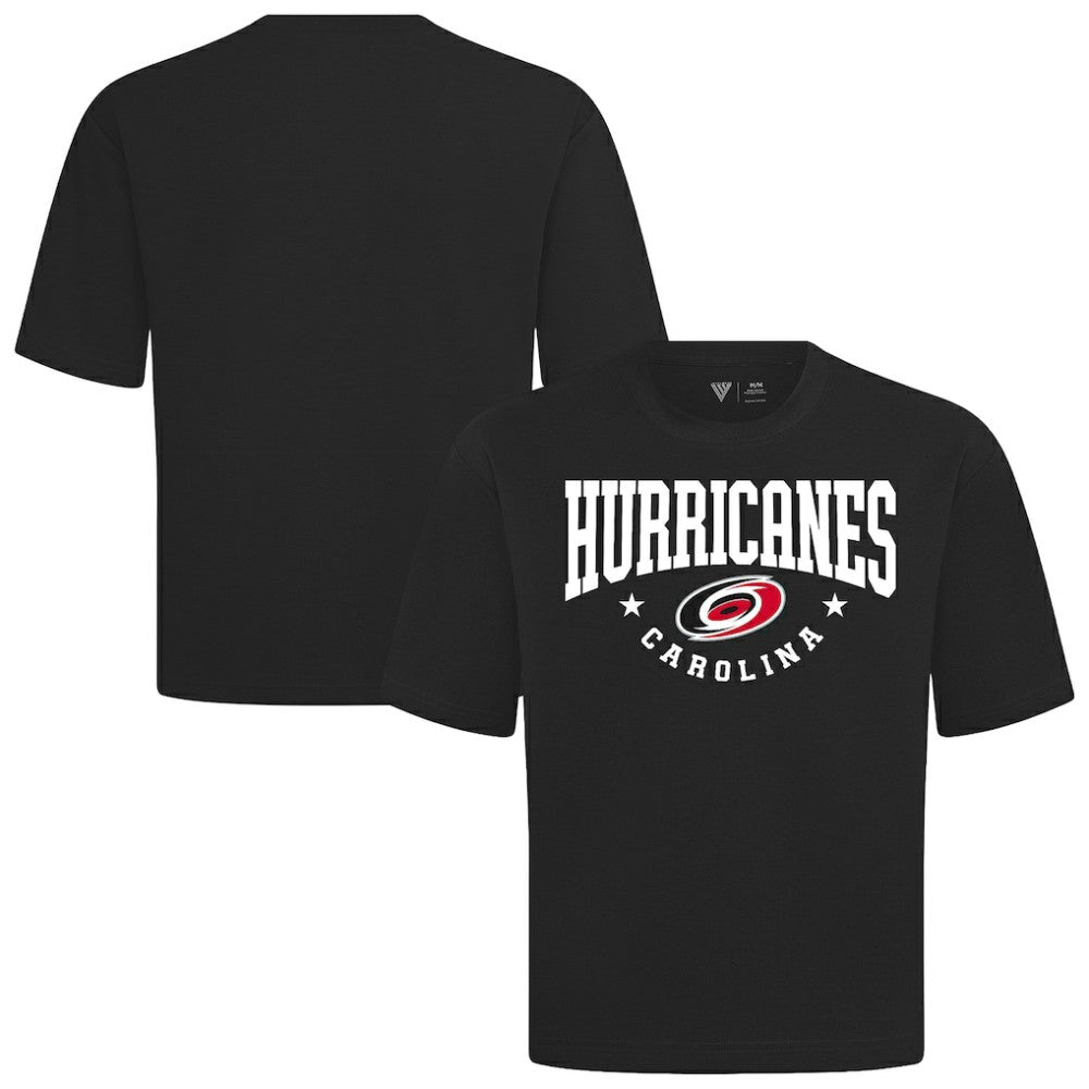 Carolina Hurricanes Levelwear Luxe Signature Knit T-Shirt - Black - NHL