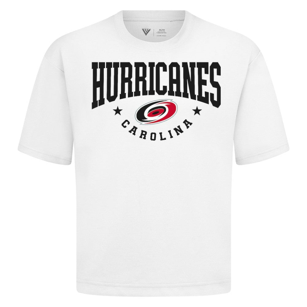Carolina Hurricanes Levelwear Luxe Signature Knit T-Shirt - White - NHL