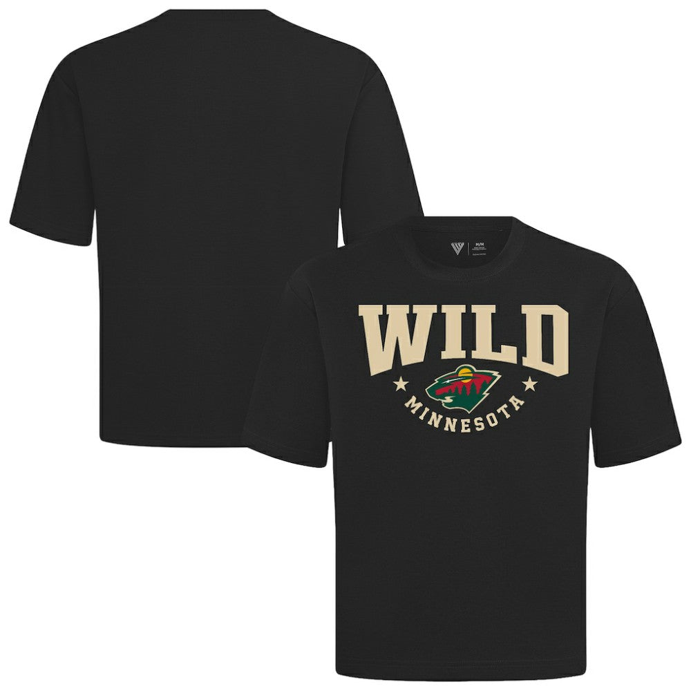 Minnesota Wild Levelwear Luxe Signature Knit T-Shirt - Black - NHL