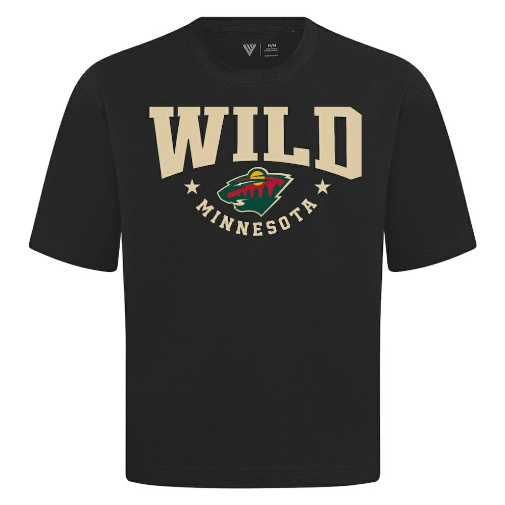 Minnesota Wild Levelwear Luxe Signature Knit T-Shirt - Black - NHL