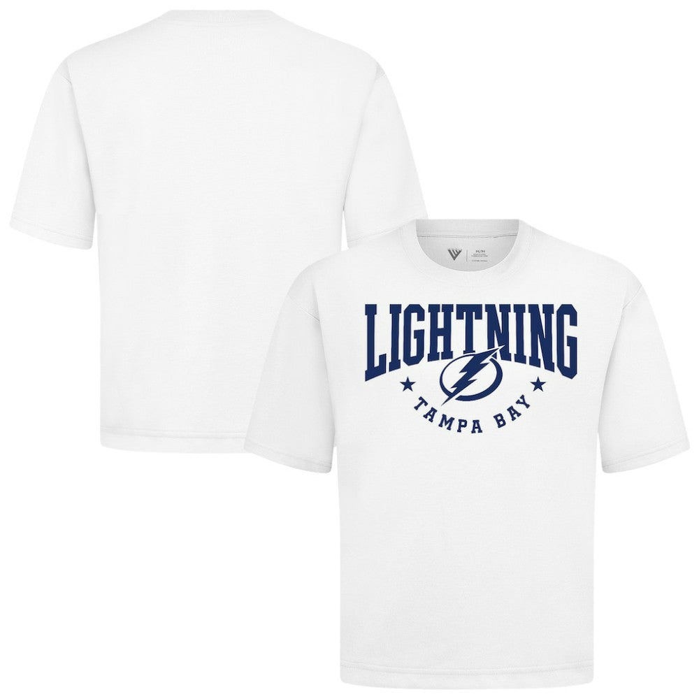 Tampa Bay Lightning Levelwear Luxe Signature Knit T-Shirt - White - NHL