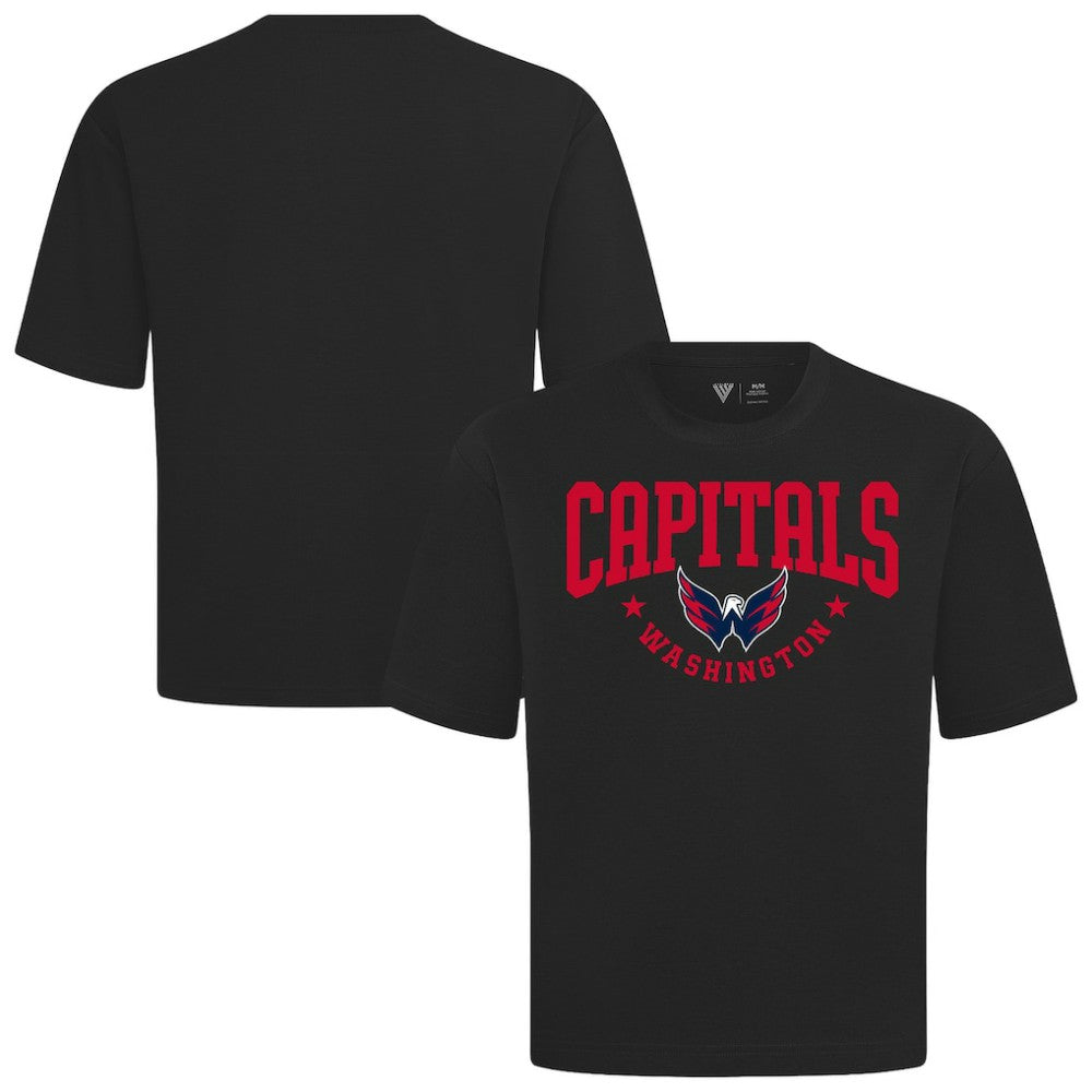 Washington Capitals Levelwear Luxe Signature Knit T-Shirt - Black - NHL