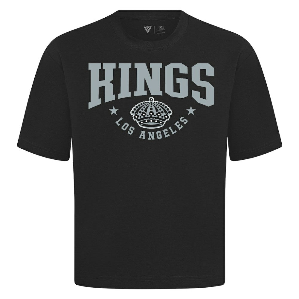Los Angeles Kings Levelwear Luxe Signature Knit T-Shirt - Black - NHL