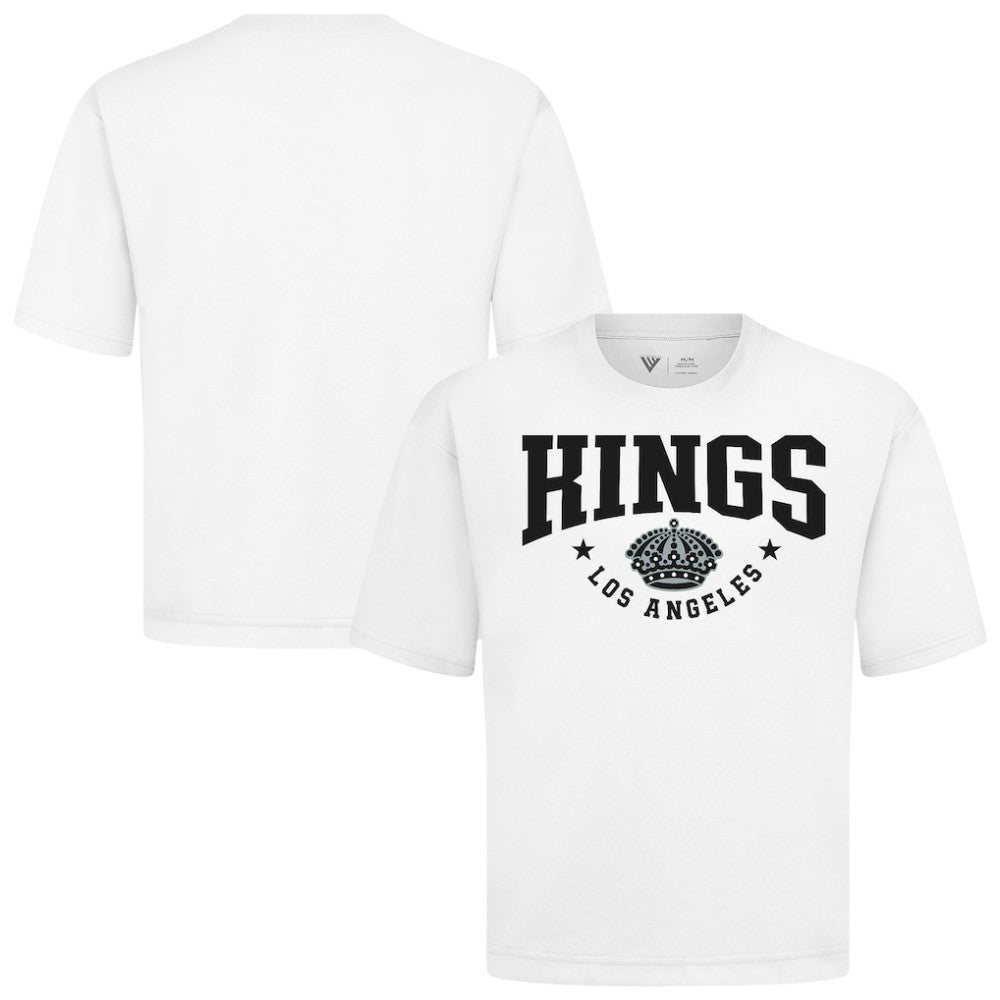 Los Angeles Kings Levelwear Luxe Signature Knit T-Shirt - White - NHL