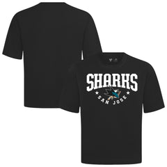 San Jose Sharks Levelwear Luxe Signature Knit T-Shirt - Black - NHL