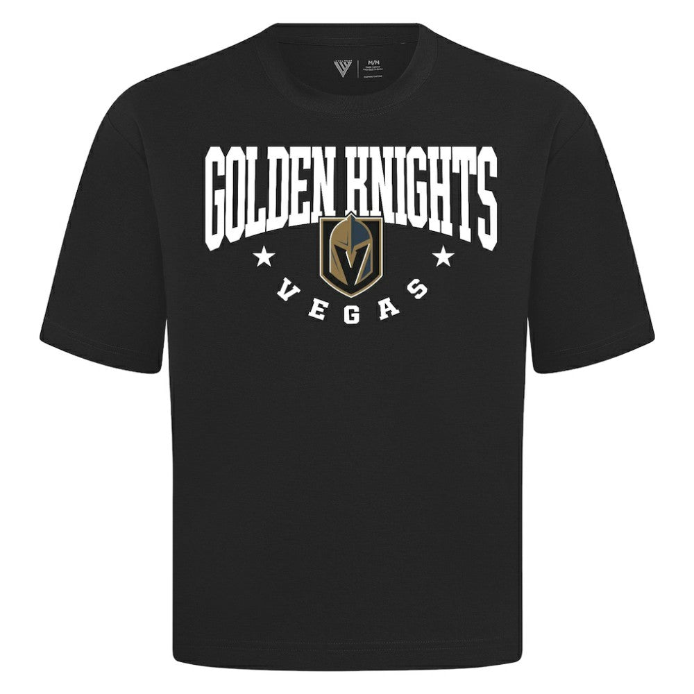 Vegas Golden Knights Levelwear Luxe Signature Knit T-Shirt - Black - NHL