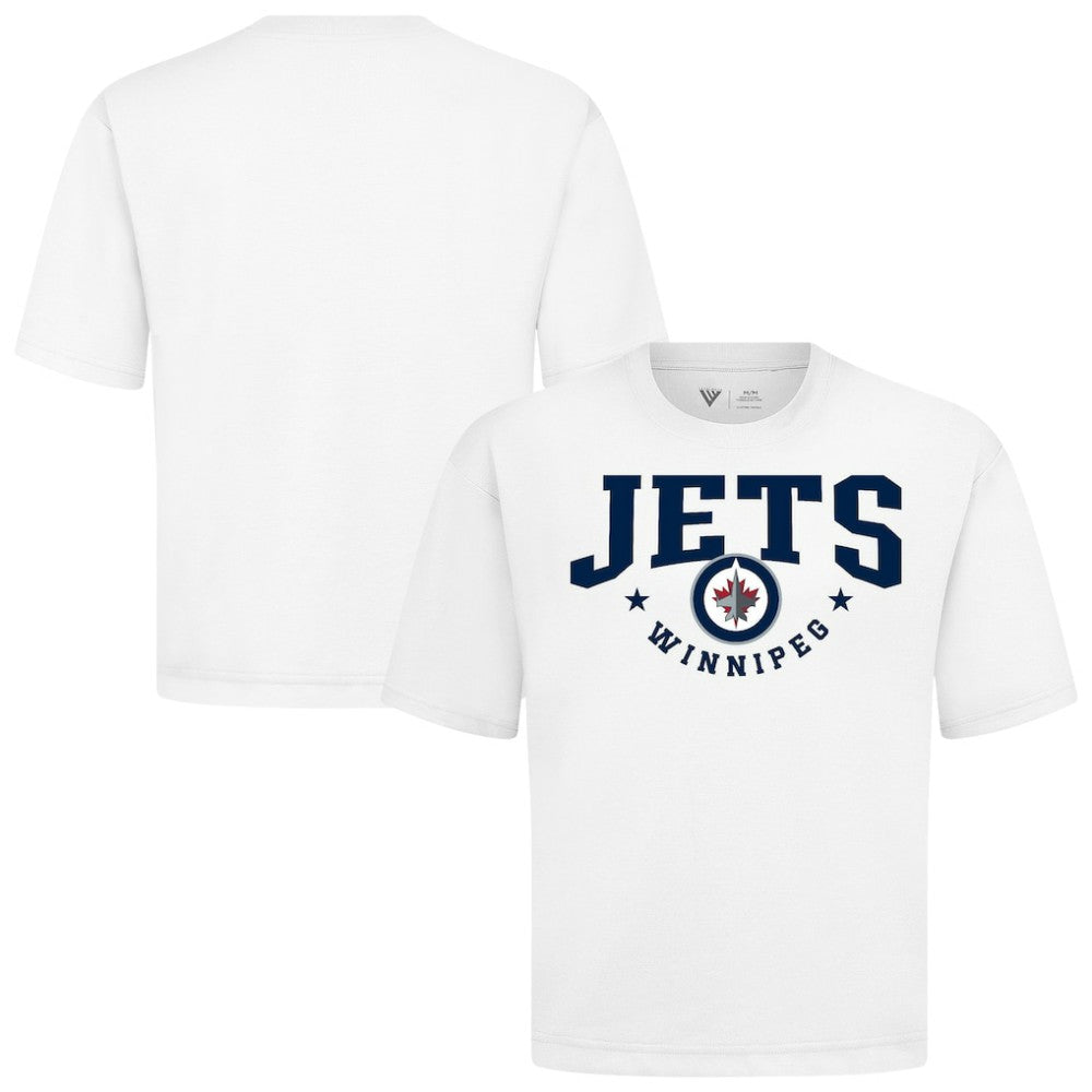 Winnipeg Jets Levelwear Luxe Signature Knit T-Shirt - White - NHL