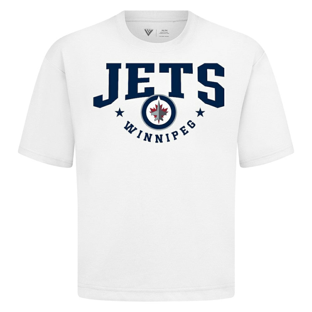 Winnipeg Jets Levelwear Luxe Signature Knit T-Shirt - White - NHL