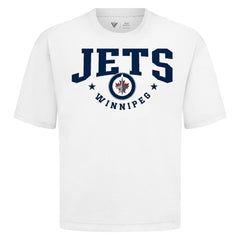 Winnipeg Jets Levelwear Luxe Signature Knit T-Shirt - White - NHL
