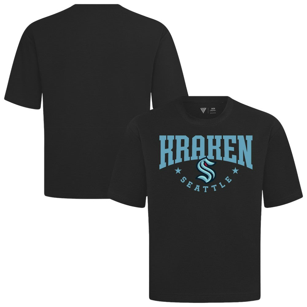 Seattle Kraken Levelwear Luxe Signature Knit T-Shirt - Black - NHL