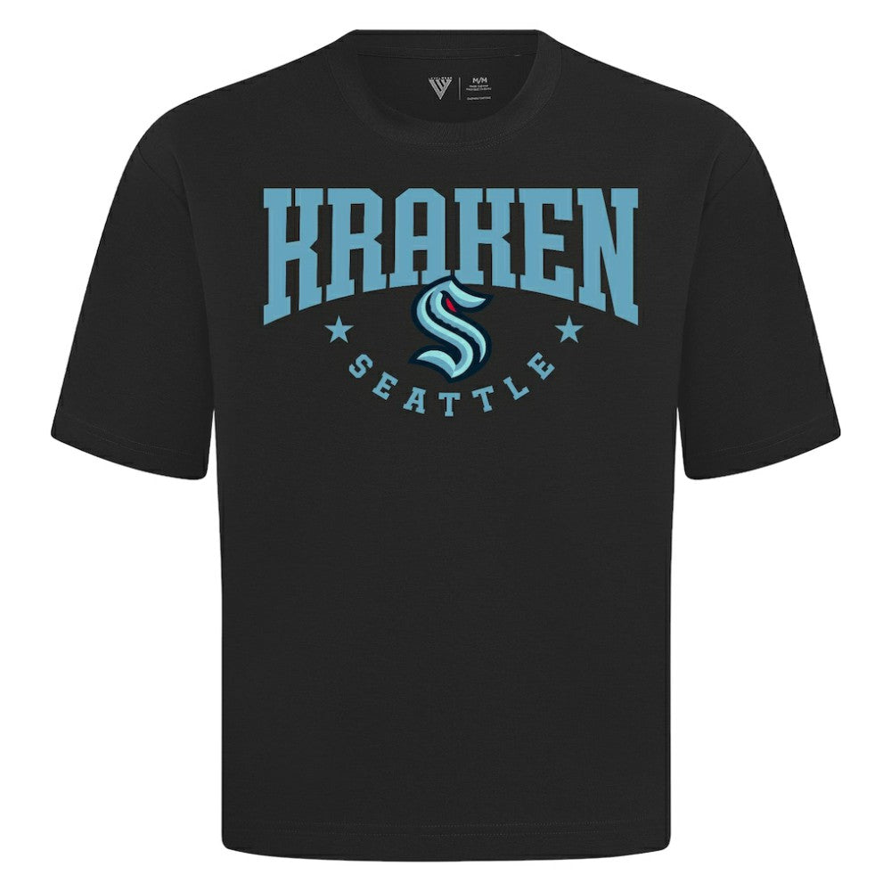 Seattle Kraken Levelwear Luxe Signature Knit T-Shirt - Black - NHL