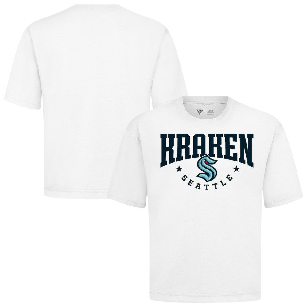 Seattle Kraken Levelwear Luxe Signature Knit T-Shirt - White - NHL