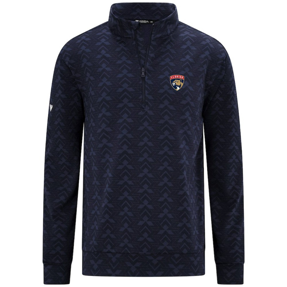 Florida Panthers Levelwear Chameleon Quarter-Zip Sweatshirt - Navy - NHL