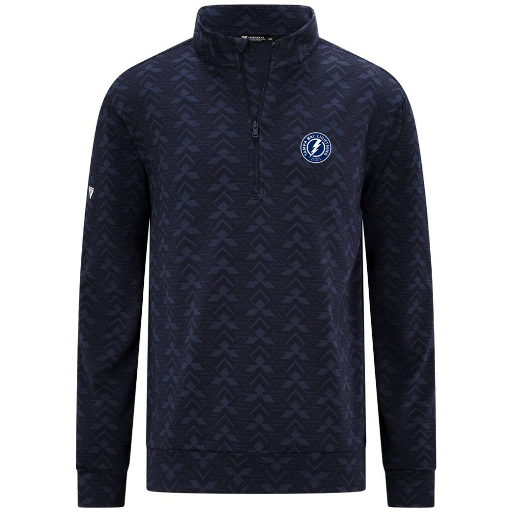 Tampa Bay Lightning Levelwear Chameleon Quarter-Zip Sweatshirt - Navy - NHL