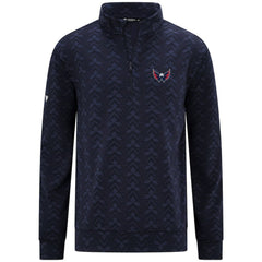 Washington Capitals Levelwear Chameleon Quarter-Zip Sweatshirt - Navy - NHL
