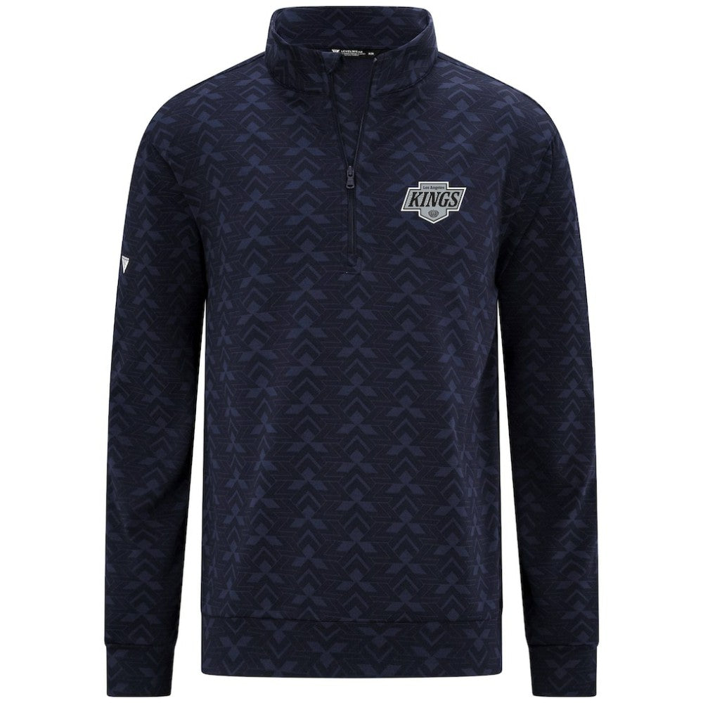 Los Angeles Kings Levelwear Chameleon Quarter-Zip Sweatshirt - Navy - NHL