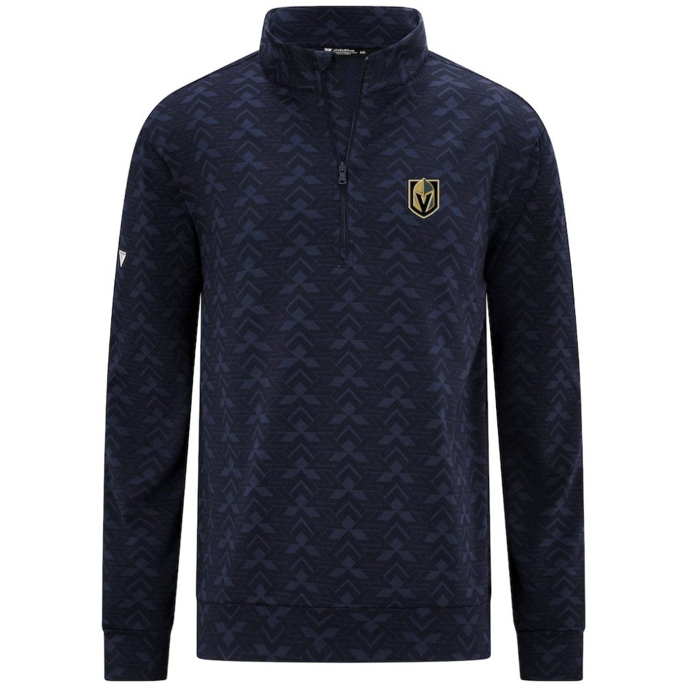 Vegas Golden Knights Levelwear Chameleon Quarter-Zip Sweatshirt - Navy - NHL