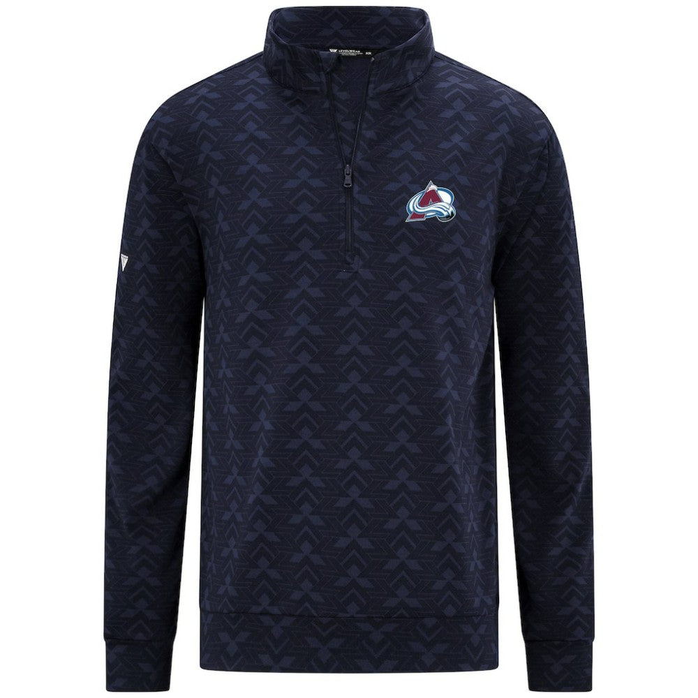 Colorado Avalanche Levelwear Chameleon Quarter-Zip Sweatshirt - Navy - NHL