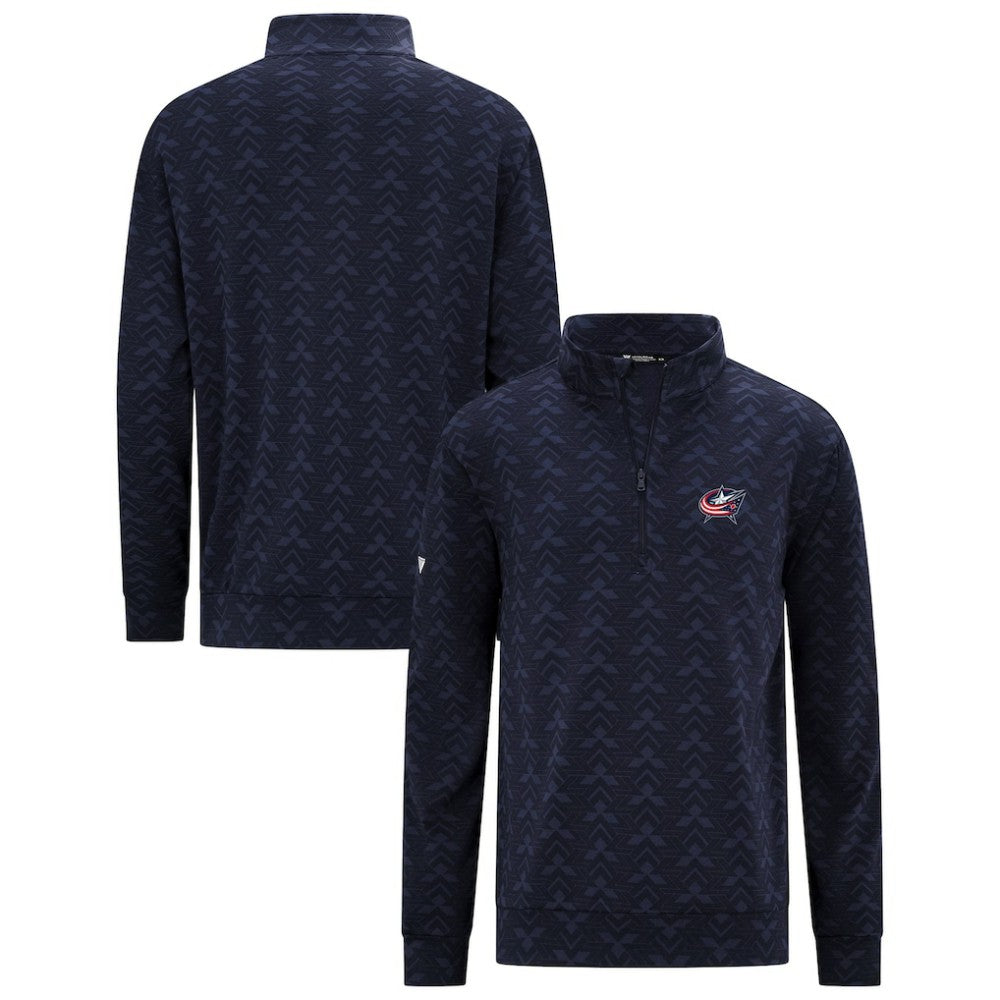 Columbus Blue Jackets Levelwear Chameleon Quarter-Zip Sweatshirt - Navy - NHL