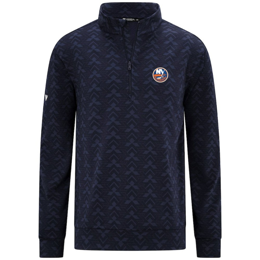 New York Islanders Levelwear Chameleon Quarter-Zip Sweatshirt - Navy - NHL