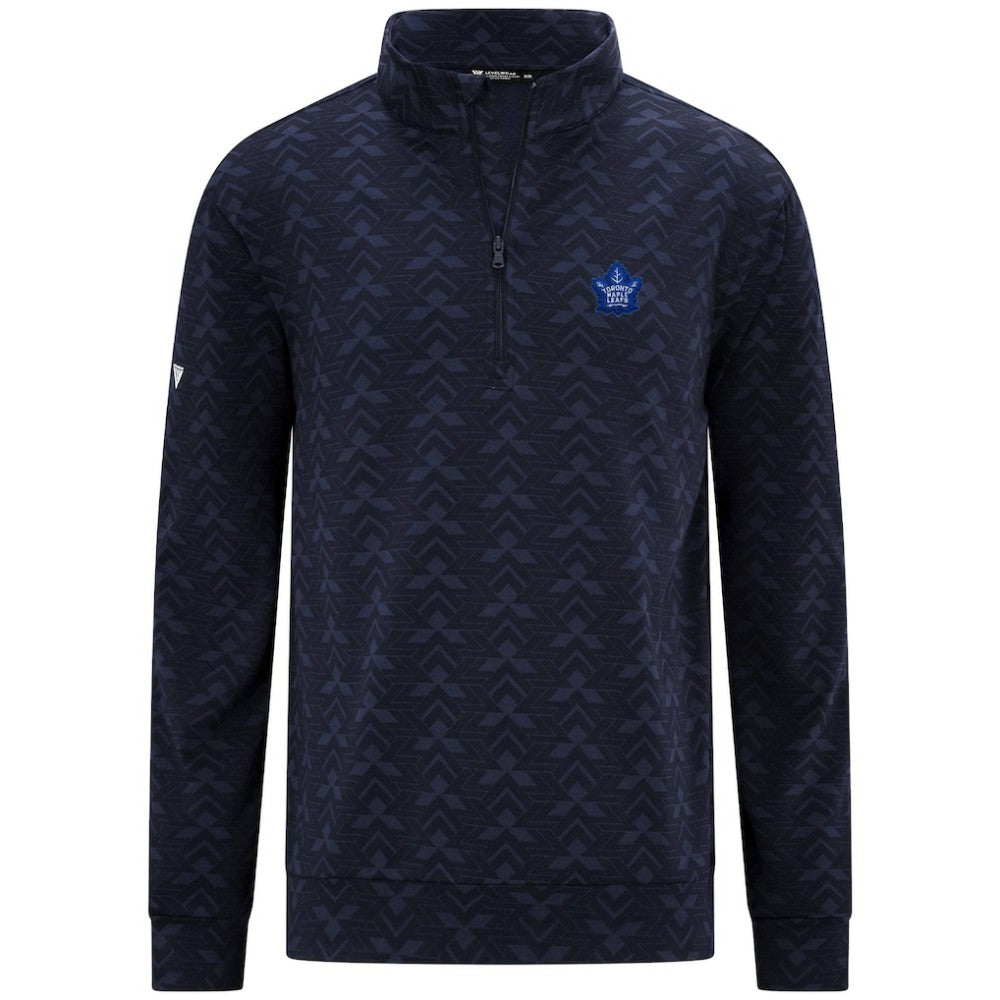 Toronto Maple Leafs Levelwear Chameleon Quarter-Zip Sweatshirt - Navy - NHL