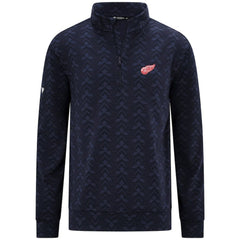 Detroit Red Wings Levelwear Chameleon Quarter-Zip Sweatshirt - Navy - NHL