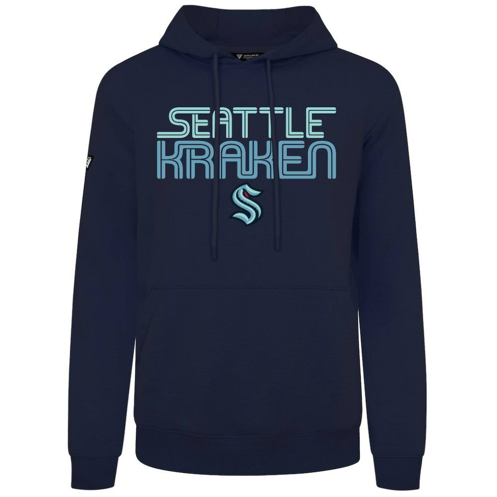 Seattle Kraken Levelwear Podium Lanes Hoodie - Deep Sea Blue - NHL