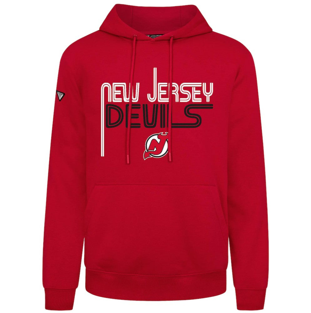 New Jersey Devils Levelwear Podium Lanes Hoodie - Red - NHL