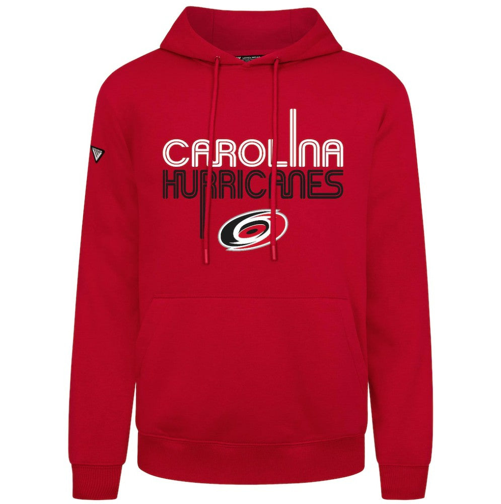 Carolina Hurricanes Levelwear Podium Lanes Hoodie - Red - NHL